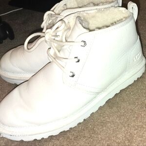 Men's ugg boots all white size 11